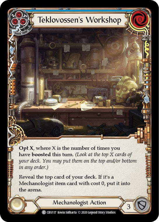 Teklovossen's Workshop (Blue) [CRU117] Unlimited Normal