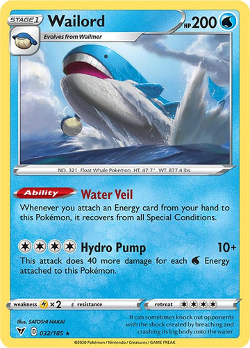Wailord [032/185] [SWSH04: Vivid Voltage]