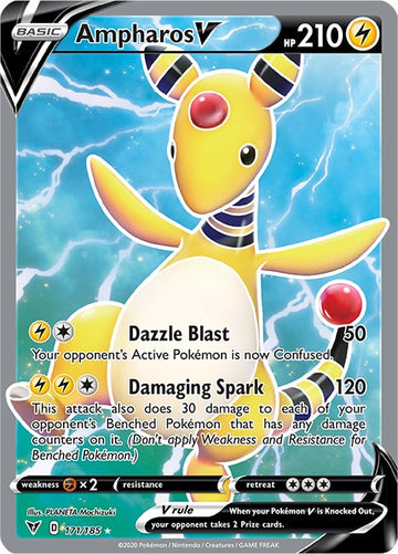 Ampharos V (Full Art) [171/185] [SWSH04: Vivid Voltage]