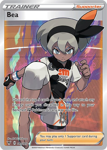 Bea (Full Art) [180/185] [SWSH04: Vivid Voltage]