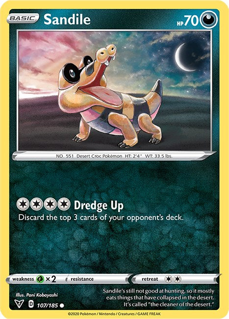 Sandile [107/185] [Vivid Voltage] Reverse Holofoil