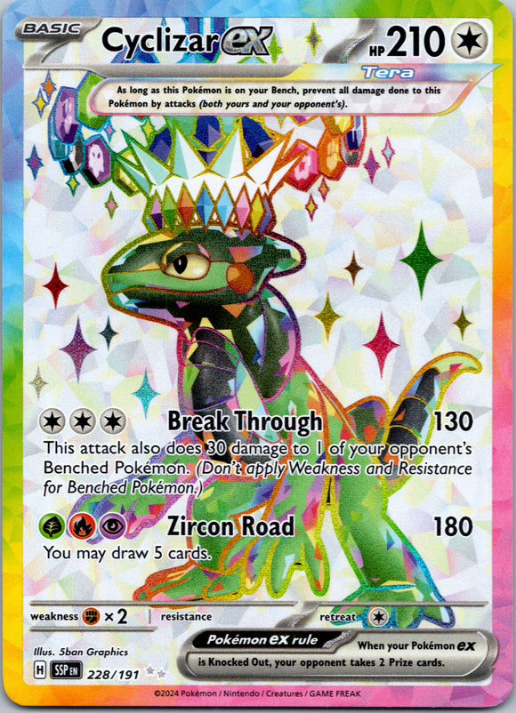 Cyclizar ex [228/191] - (Surging Sparks) Holofoil