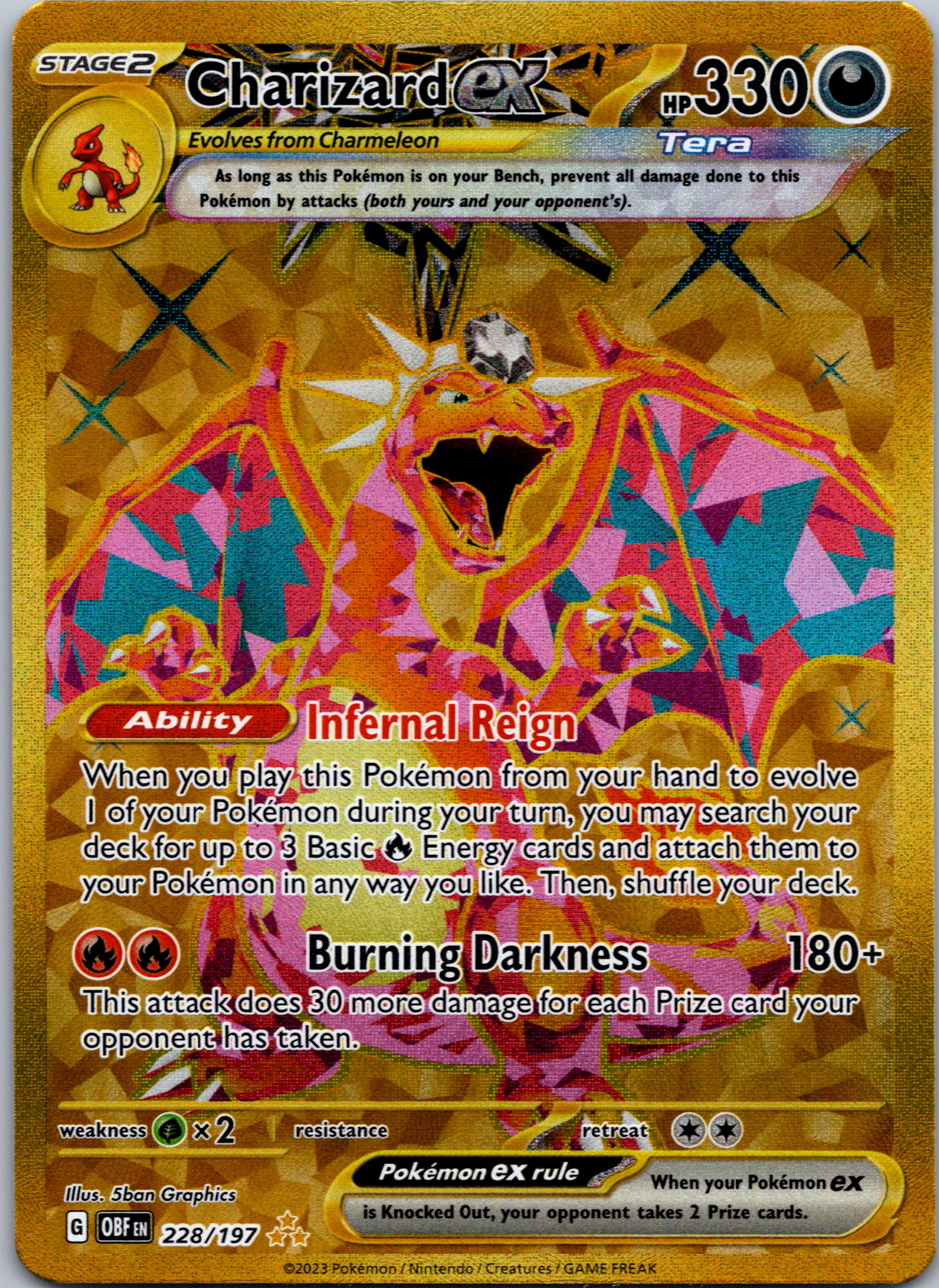 Charizard ex (228/197) [Scarlet & Violet: Obsidian Flames]