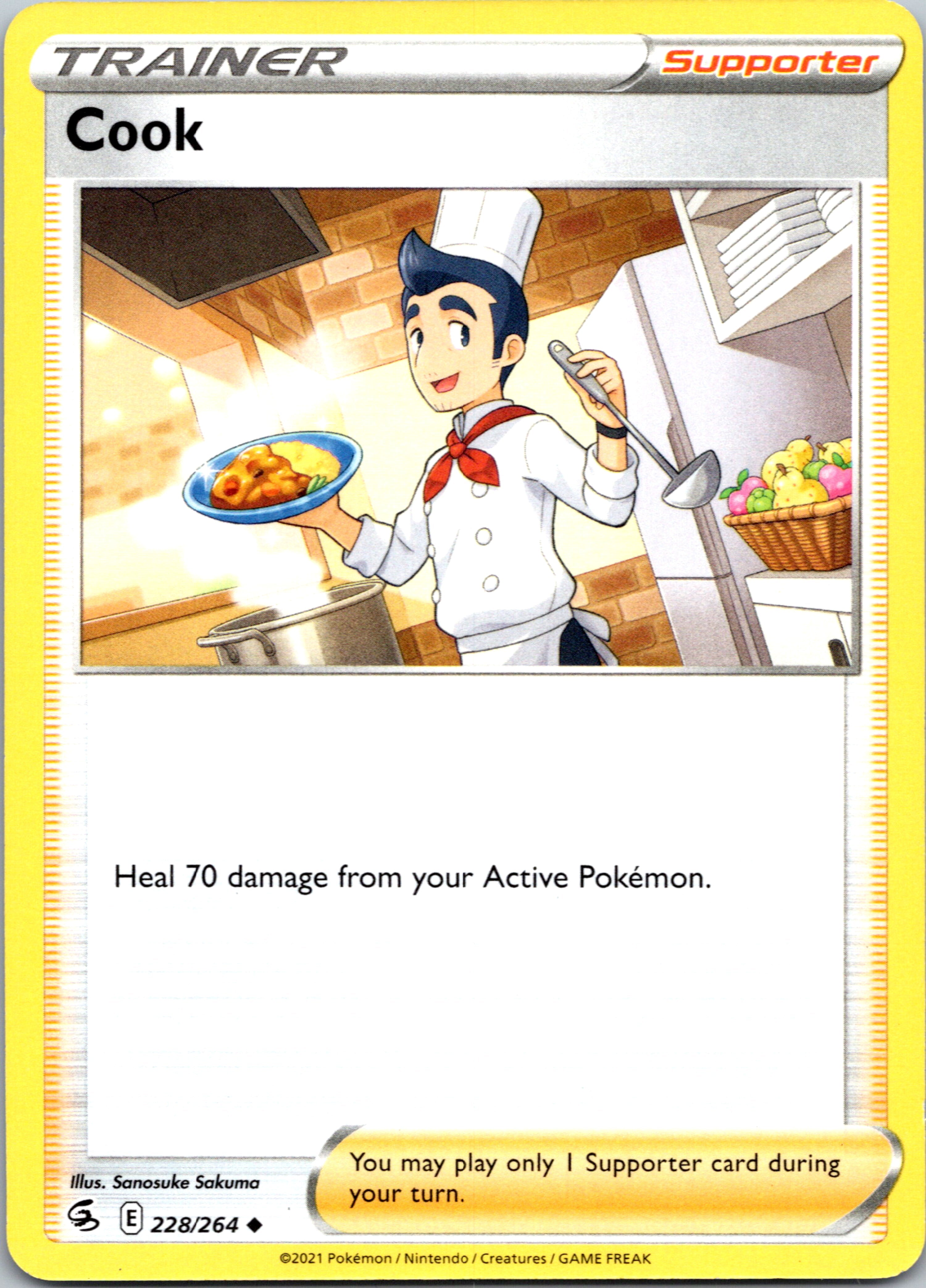 Cook (228/264) [Sword & Shield: Fusion Strike]