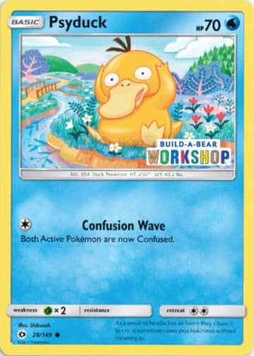 Psyduck (Build-A-Bear Workshop Exclusive) [028/149] [Sun & Moon Base Set]