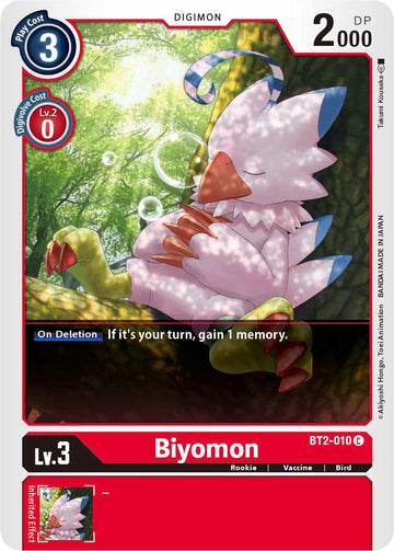 Biyomon - BT2-010 [BT2-010] [Release Special Booster] Normal