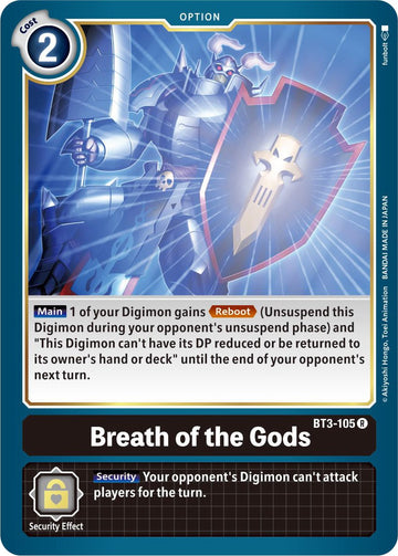 Breath of the Gods [BT3-105 R] [Release Special Booster 1.5]
