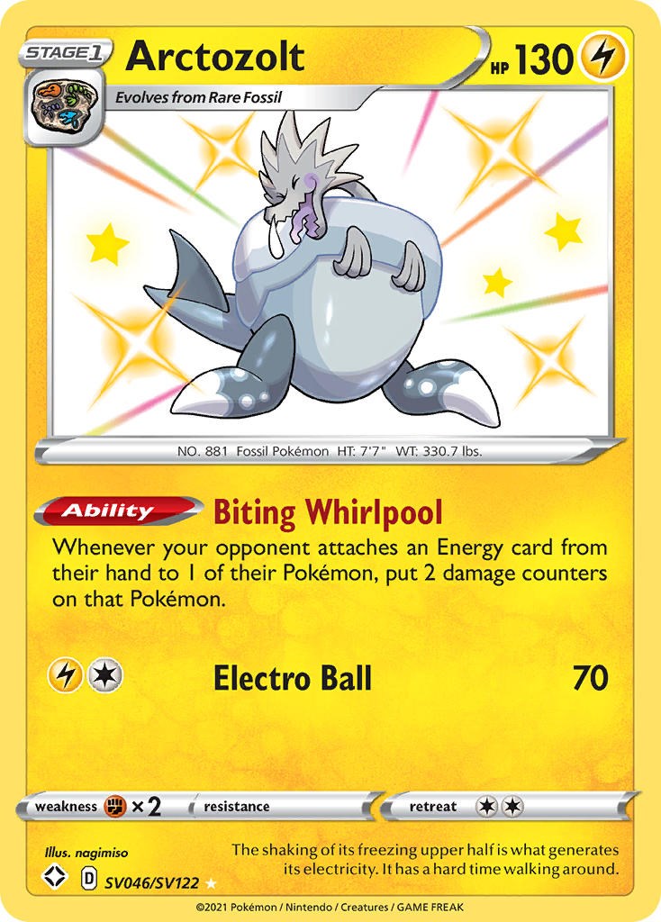 Arctozolt [SV046/SV122] [Shining Fates: Shiny Vault] Holofoil