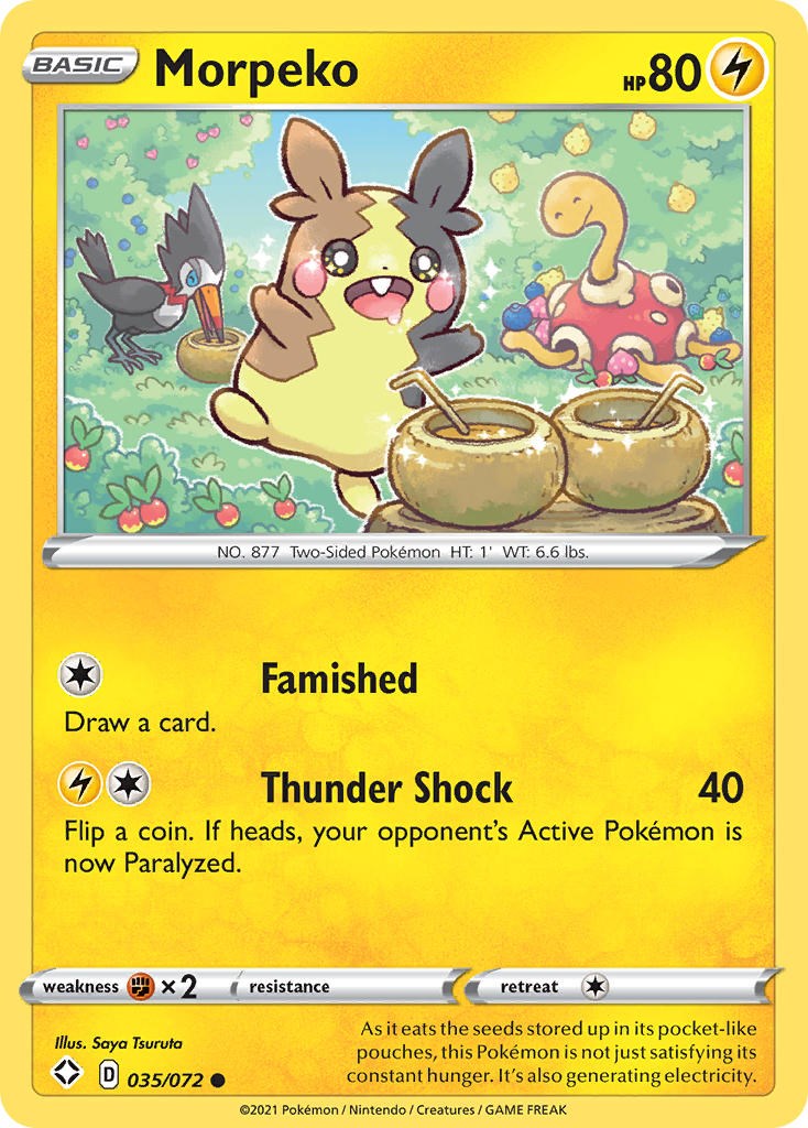Morpeko (035) [035/072] [Shining Fates] Reverse Holofoil