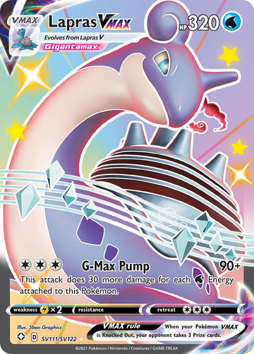 Lapras VMAX [SV111/SV122] [Shining Fates: Shiny Vault] Holofoil