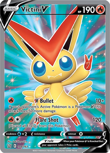 Victini V (Full Art) [144/163] [SWSH05: Battle Styles]