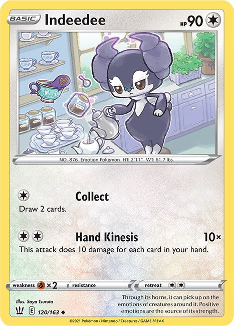 Indeedee [120/163] [Battle Styles] Reverse Holofoil