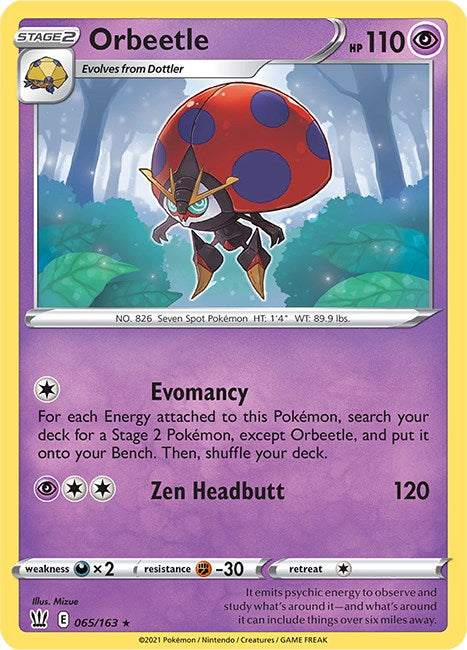 Orbeetle [065/163] [Battle Styles] Reverse Holofoil