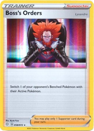 Boss's Orders - 058/072 [058/072] [Deck Exclusives] Holofoil