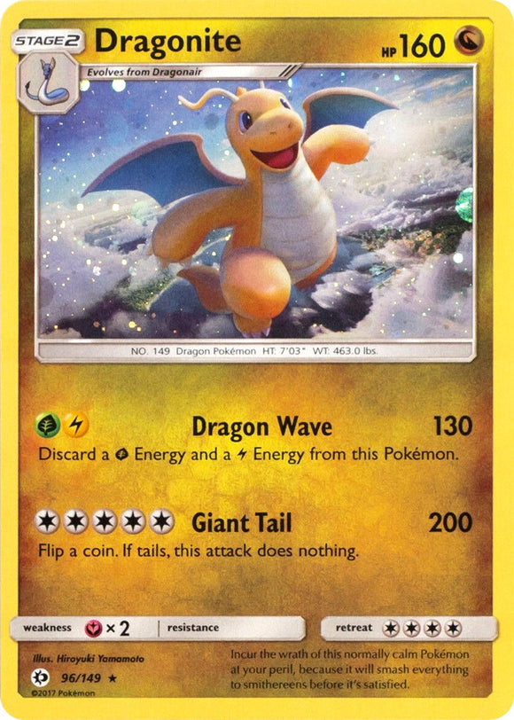 Dragonite (096/149) (Cosmos Holo) [Sun & Moon: Base Set]