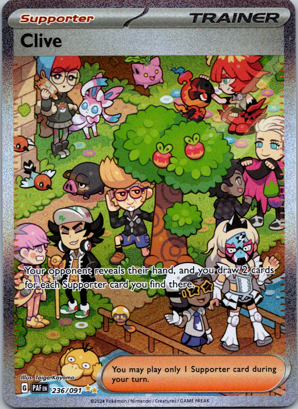 Clive [236/091] - (Paldean Fates) Holofoil
