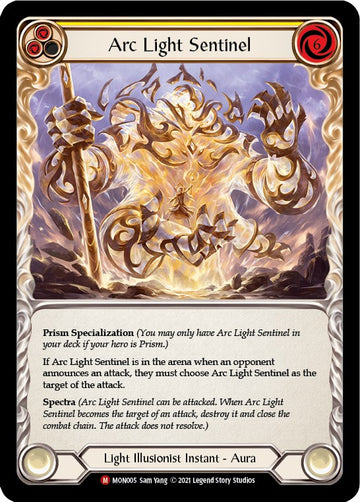 Arc Light Sentinel [MON005] [Monarch] 1st Edition Rainbow Foil