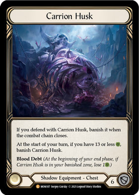 Carrion Husk [MON187] [Monarch] 1st Edition Cold Foil