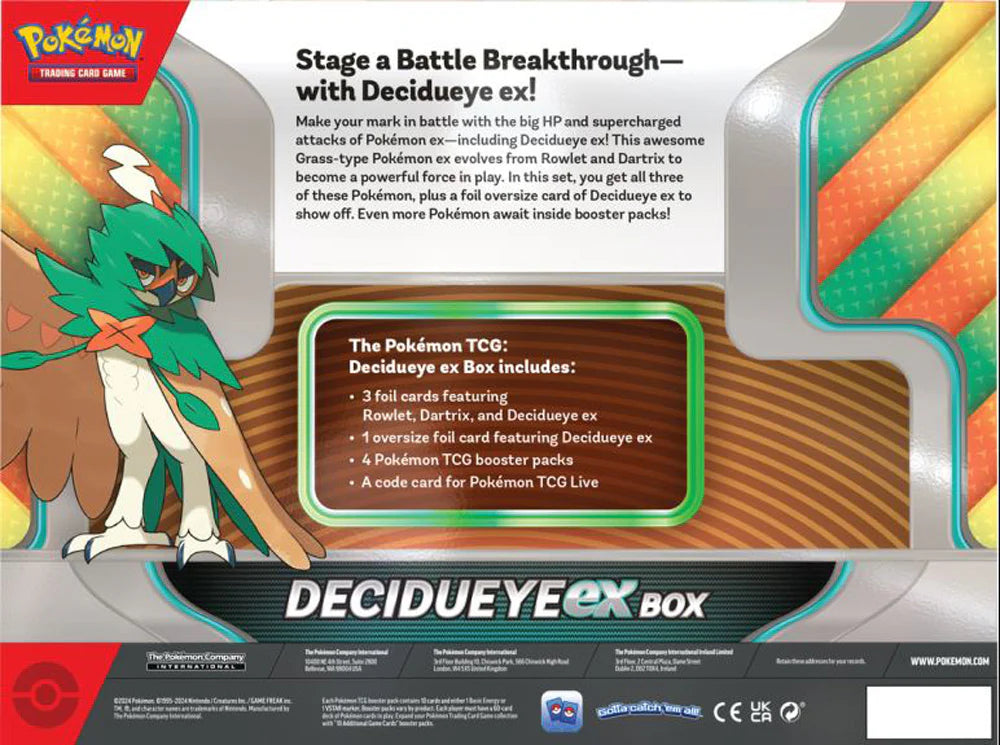 Pokémon TCG: Decidueye ex Box