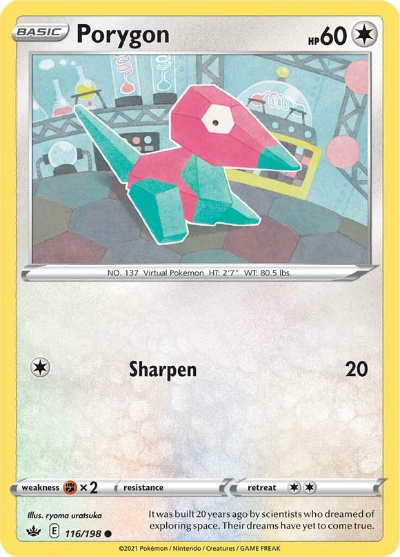 Porygon [116/198] [Chilling Reign] Reverse Holofoil