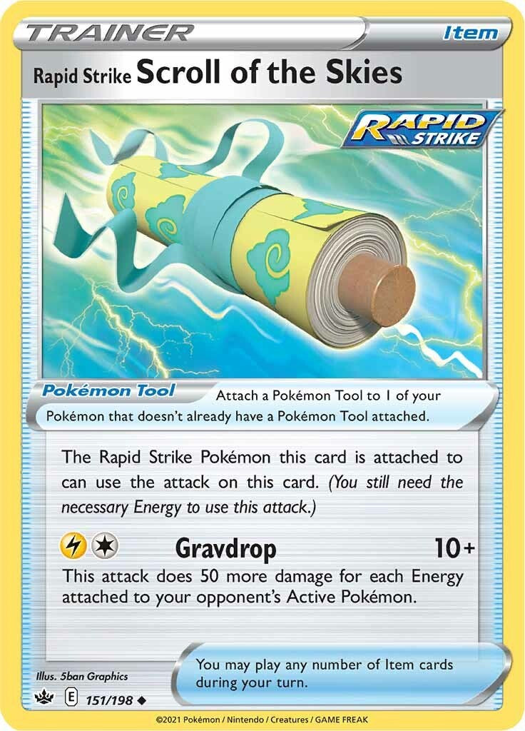 Rapid Strike Scroll of the Skies [151/198] [Chilling Reign] Reverse Holofoil