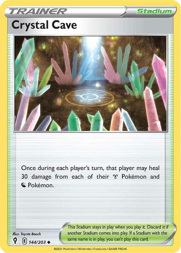 Crystal Cave [144/203] [Evolving Skies] Reverse Holofoil