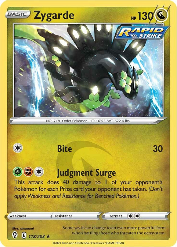 Zygarde [118/203] [Evolving Skies] Reverse Holofoil