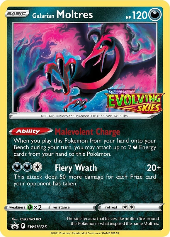 Galarian Moltres (Stamped) [SWSH125] [Sword & Shield Promo Cards] Holofoil