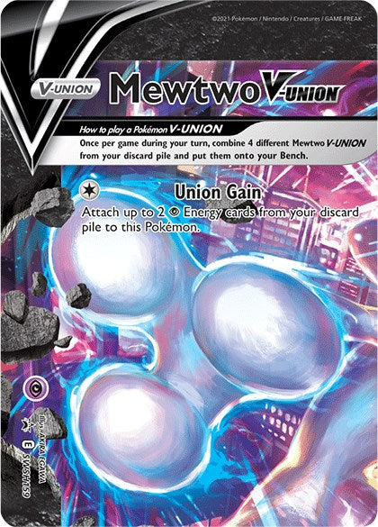 Mewtwo V-UNION [SWSH159] [Sword & Shield Promo Cards] Holofoil