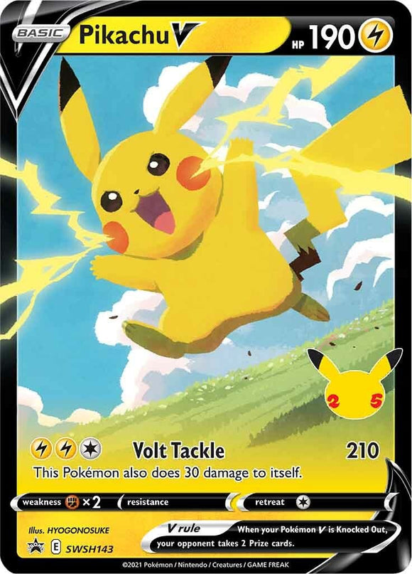 Pikachu V [SWSH143] [Sword & Shield Promo Cards] Holofoil