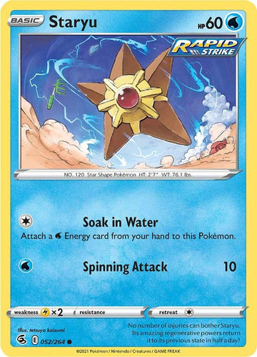 Staryu [052/264] [Fusion Strike] Reverse Holofoil