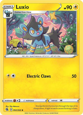 Luxio [092/264] [Fusion Strike] Reverse Holofoil