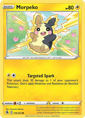 Morpeko (109) [109/264] [Fusion Strike] Reverse Holofoil