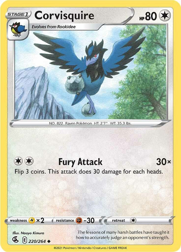Corvisquire [220/264] [Fusion Strike] Reverse Holofoil