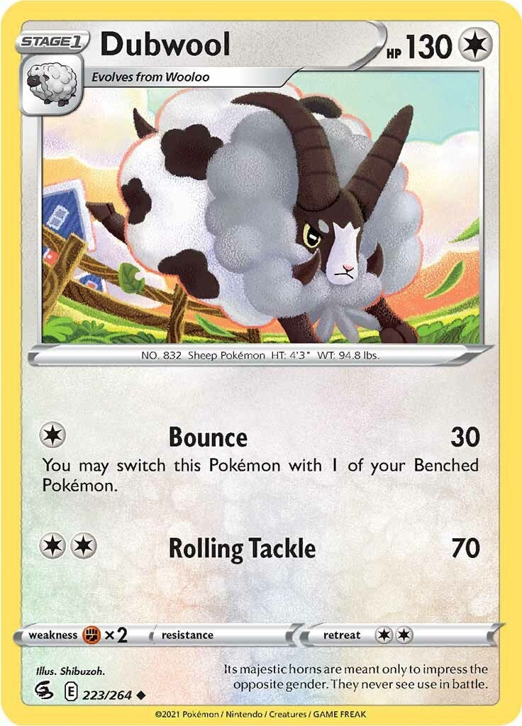 Dubwool [223/264] [Fusion Strike] Reverse Holofoil