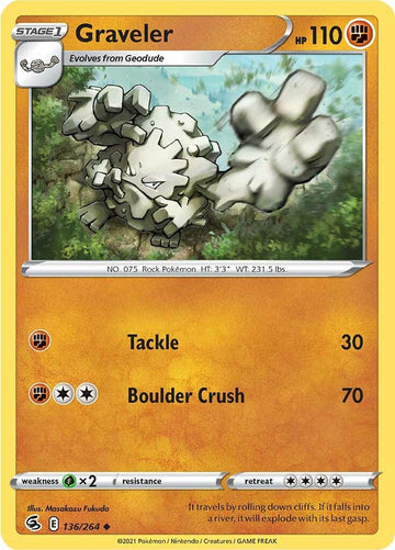 Graveler [136/264] [Fusion Strike] Reverse Holofoil