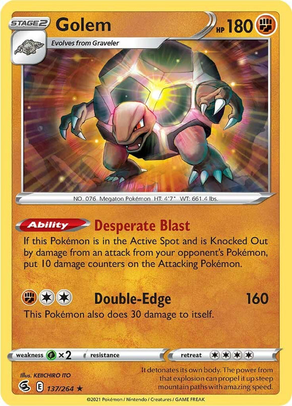 Golem [137/264] [Fusion Strike] Reverse Holofoil
