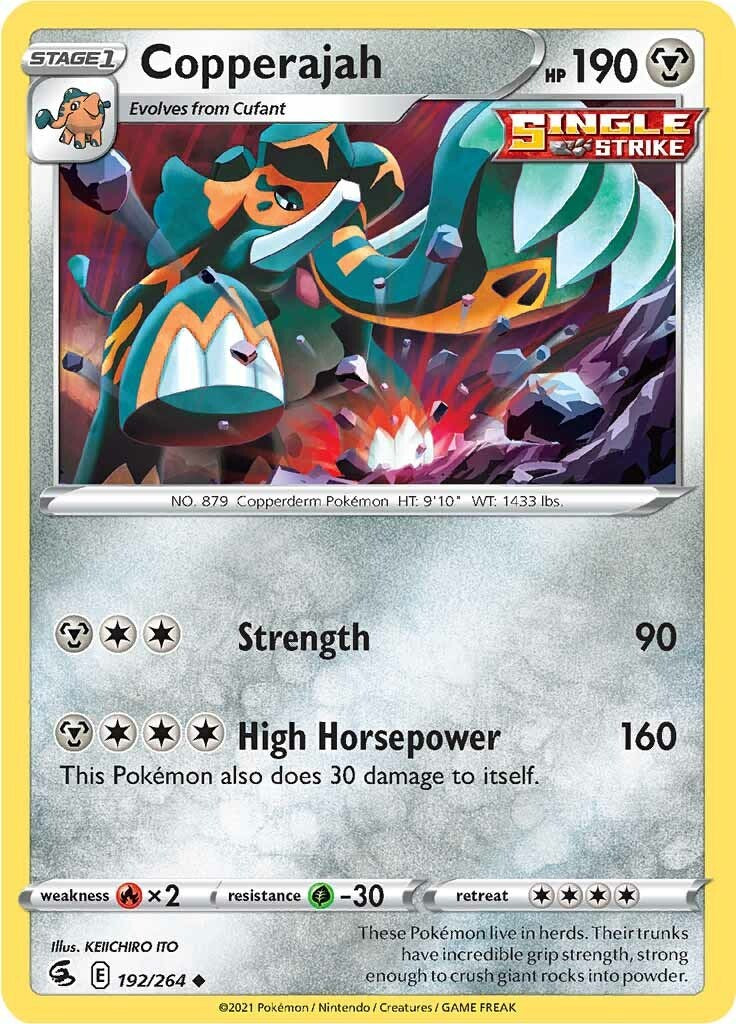 Copperajah [192/264] [Fusion Strike] Reverse Holofoil
