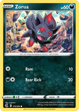 Zorua [170/264] [Fusion Strike] Reverse Holofoil