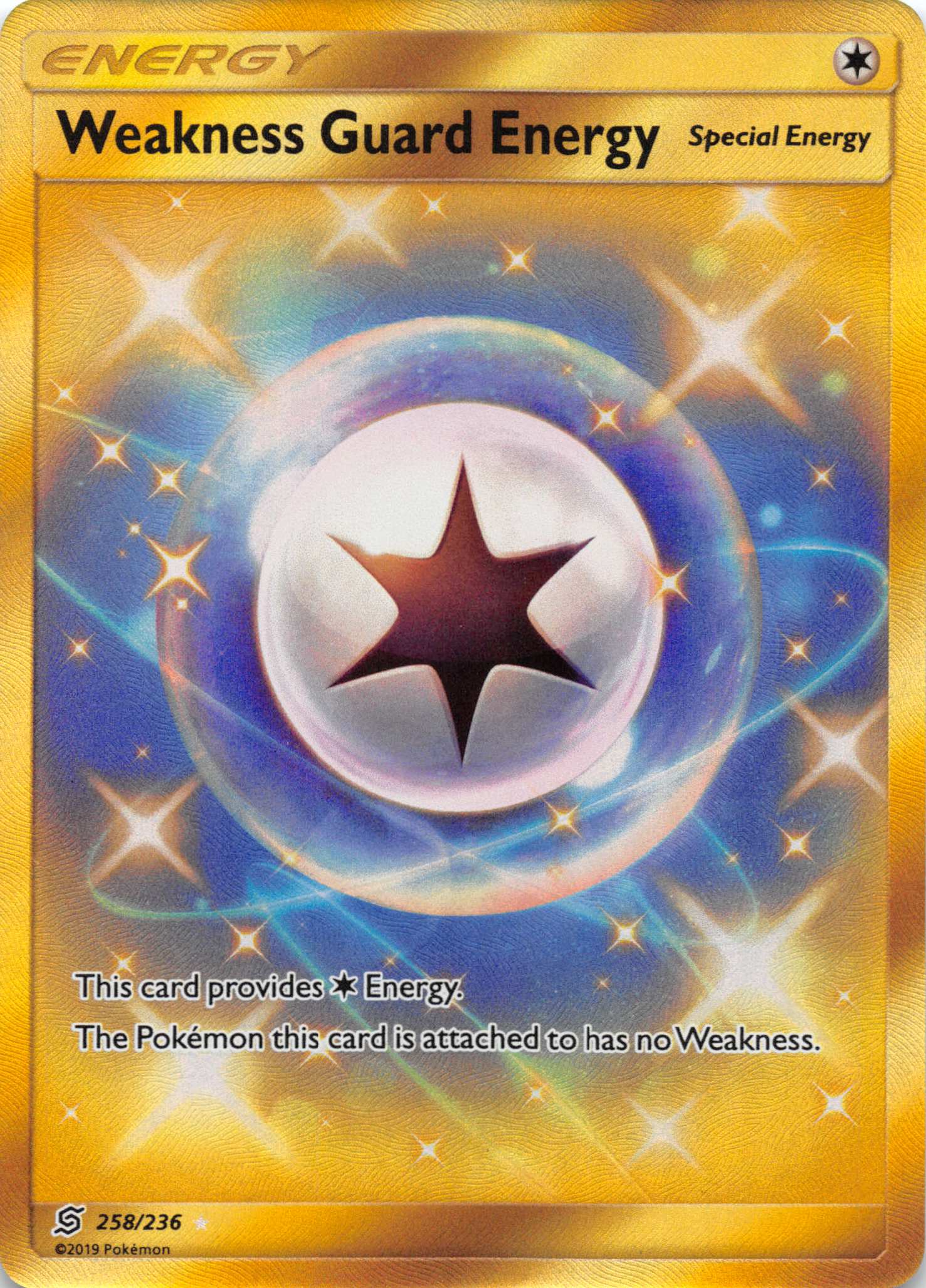 Weakness Guard Energy (258/236) [Sun & Moon: Unified Minds]
