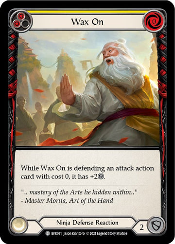 Wax On (Yellow) [EVR051] [Everfest] 1st Edition Rainbow Foil