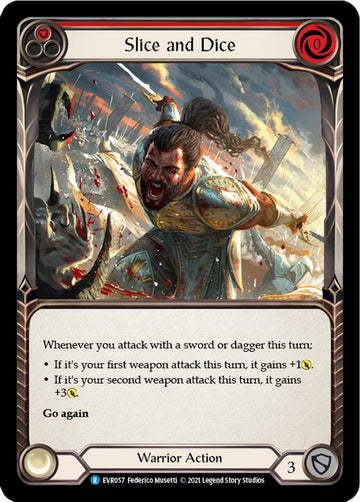 Slice and Dice (Red) [EVR057] [Everfest] 1st Edition Normal