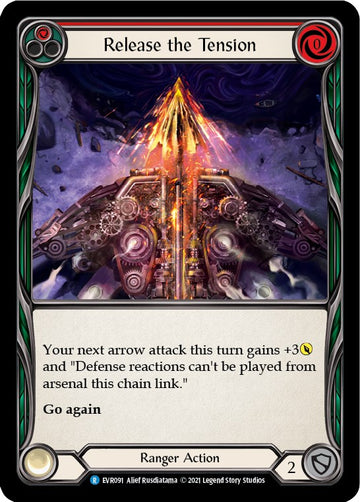 Release the Tension (Red) [EVR091] [Everfest] 1st Edition Rainbow Foil