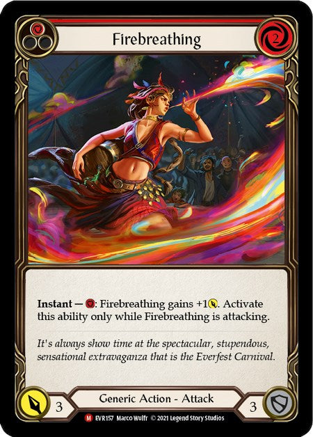 Firebreathing [EVR157] [Everfest] 1st Edition Rainbow Foil