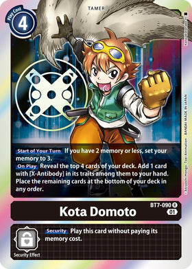 Kota Domoto [BT7-090 R] [Next Adventure] Foil