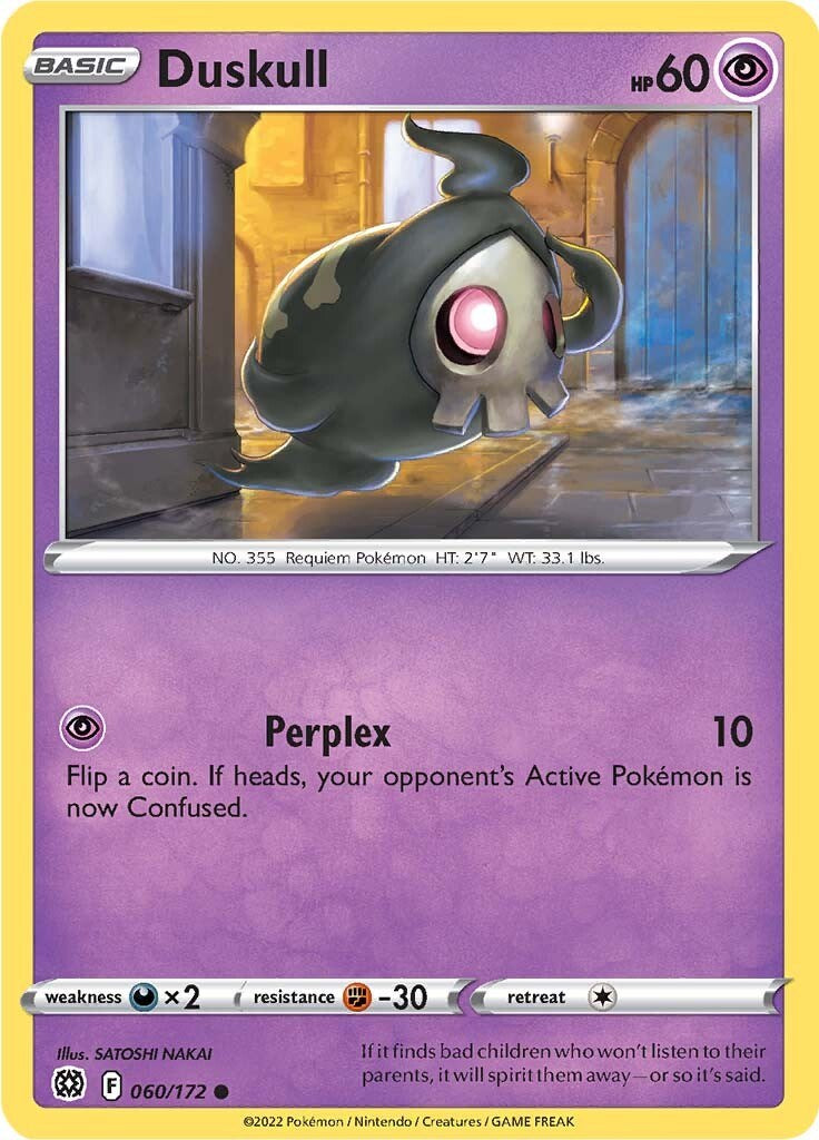 Duskull [060/172] [Brilliant Stars] Reverse Holofoil