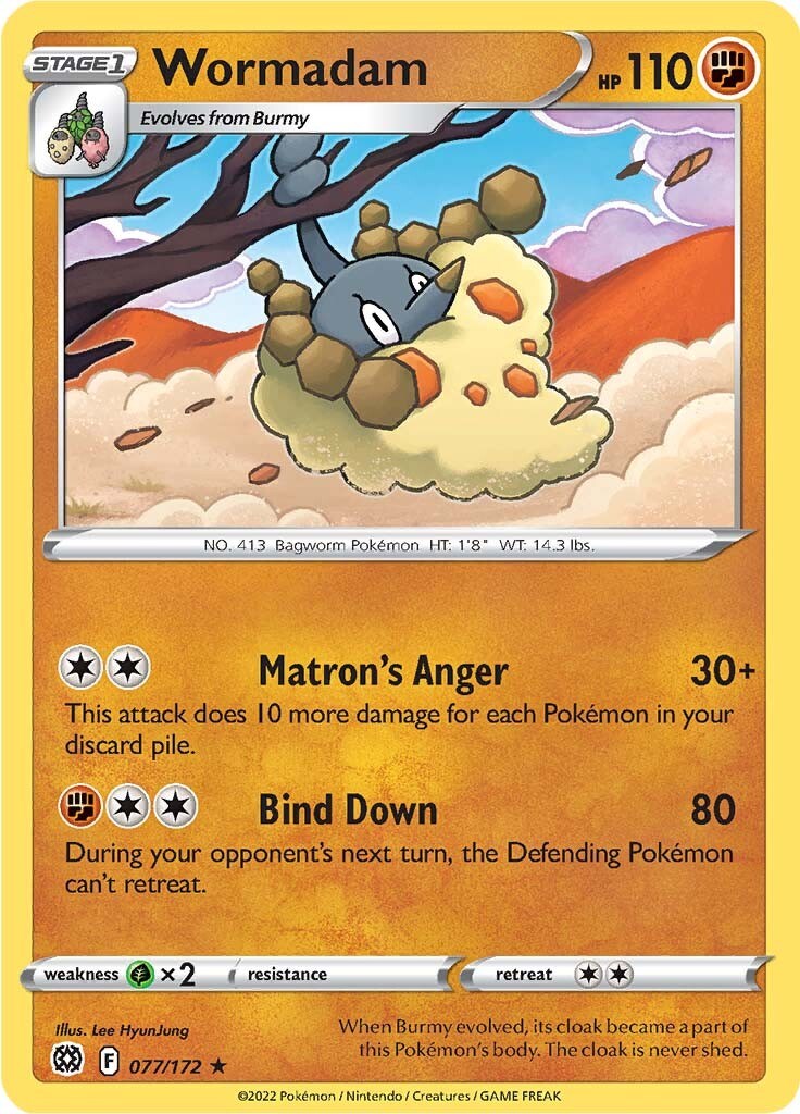 Wormadam (77) [077/172] [Brilliant Stars] Reverse Holofoil