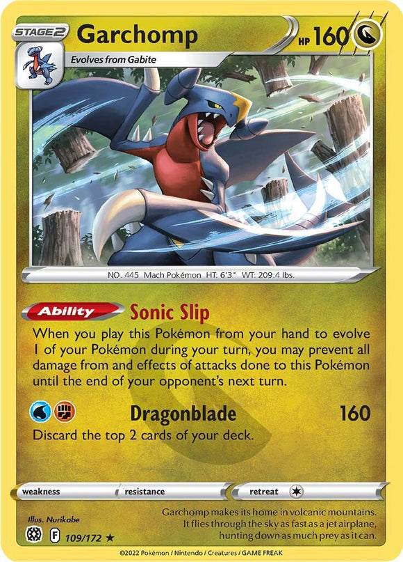Garchomp [109/172] [Brilliant Stars] Reverse Holofoil