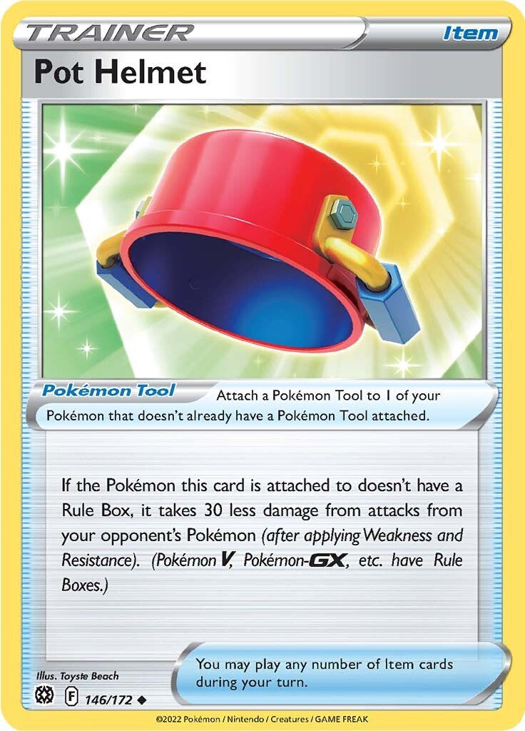 Pot Helmet [146/172] [Brilliant Stars] Reverse Holofoil