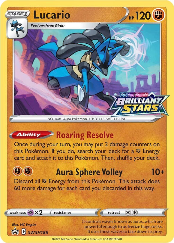 Lucario [SWSH186] [Sword & Shield Promo Cards] Holofoil